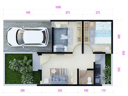 Layout Tipe 32/60